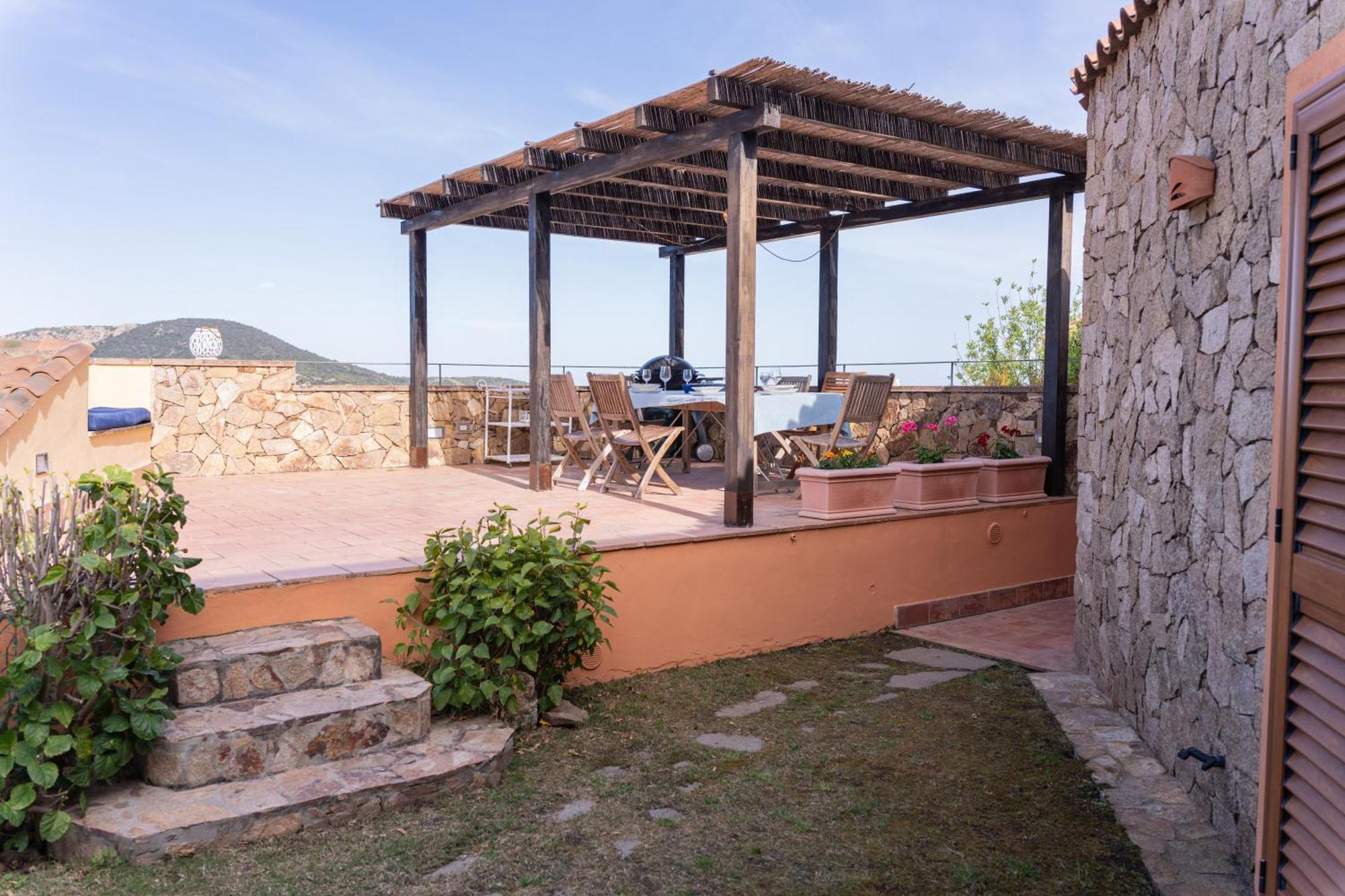 Residenza Del Barone Villa Zoe Chia - Vista Mare Экстерьер фото