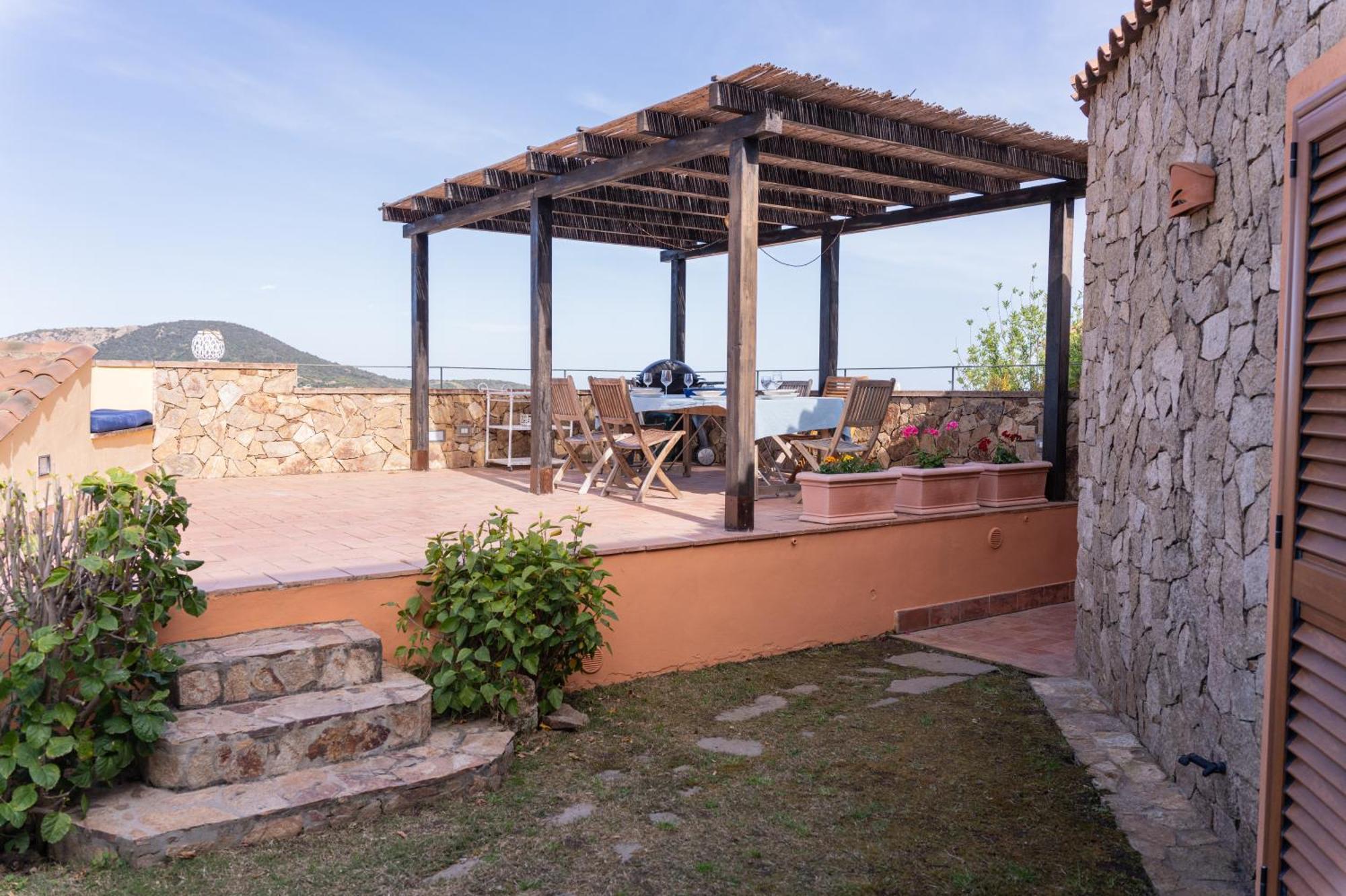 Residenza Del Barone Villa Zoe Chia - Vista Mare Экстерьер фото