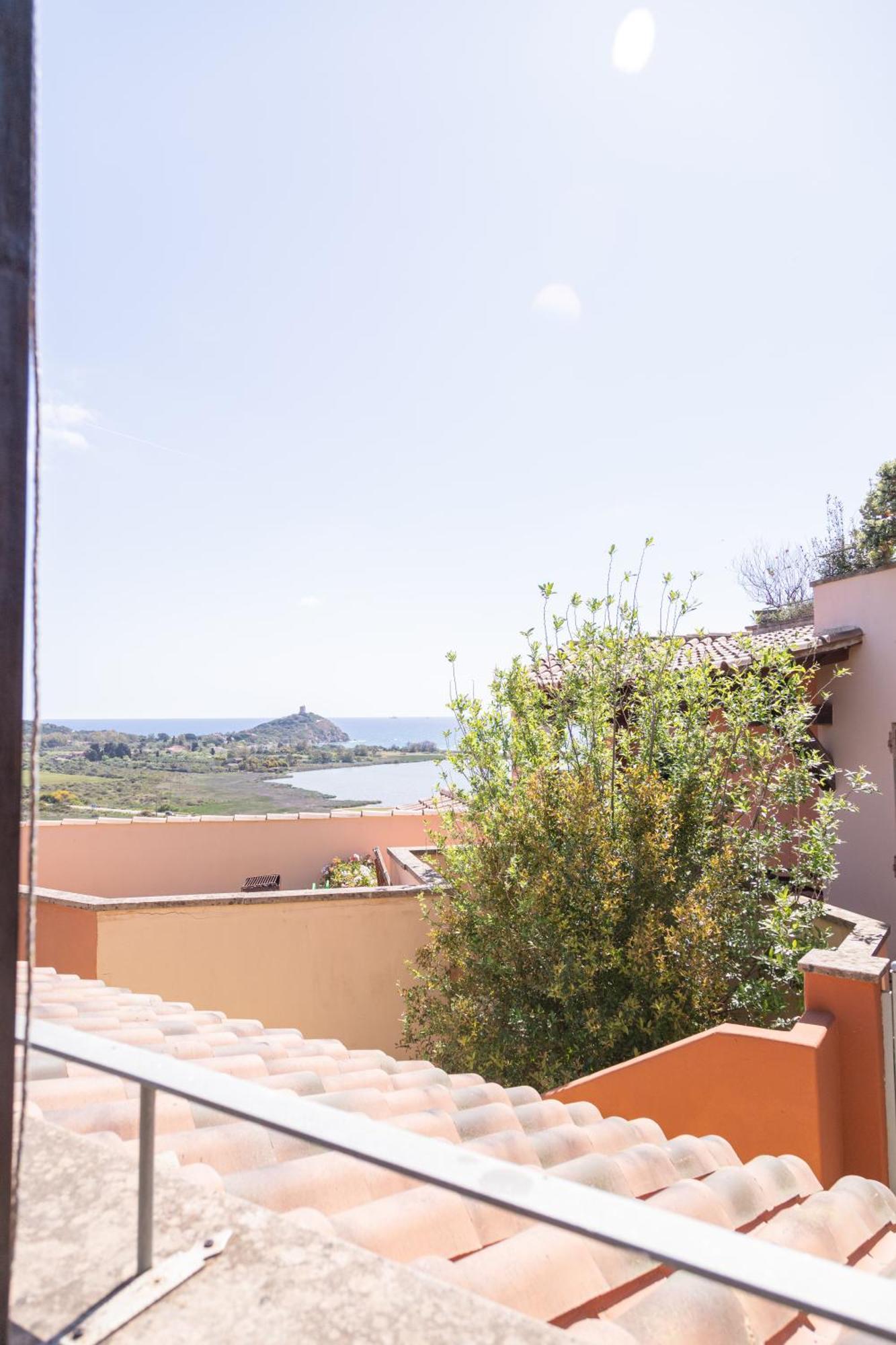 Residenza Del Barone Villa Zoe Chia - Vista Mare Экстерьер фото
